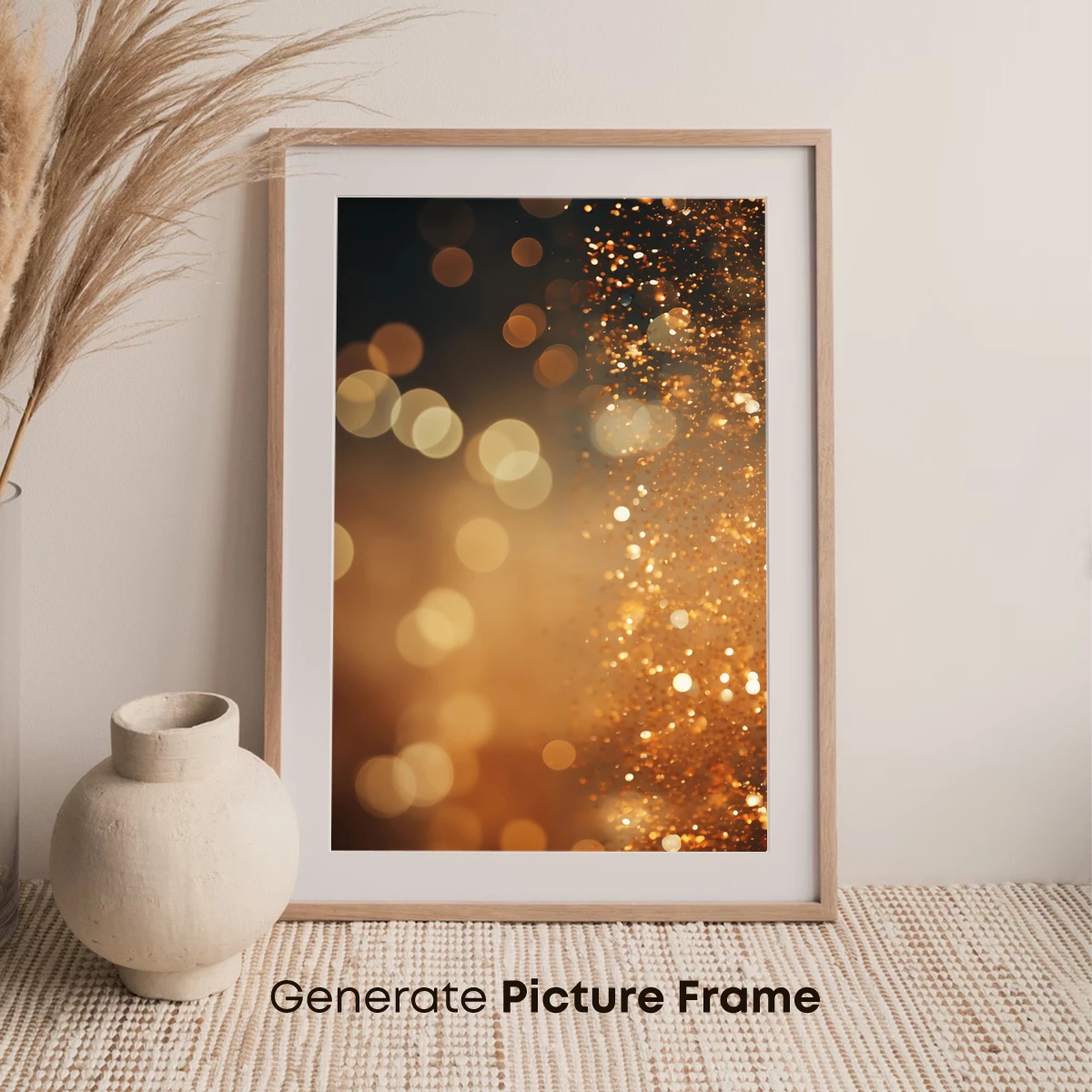 Golden Bokeh Symphony: A Cascade of Light - Image 7