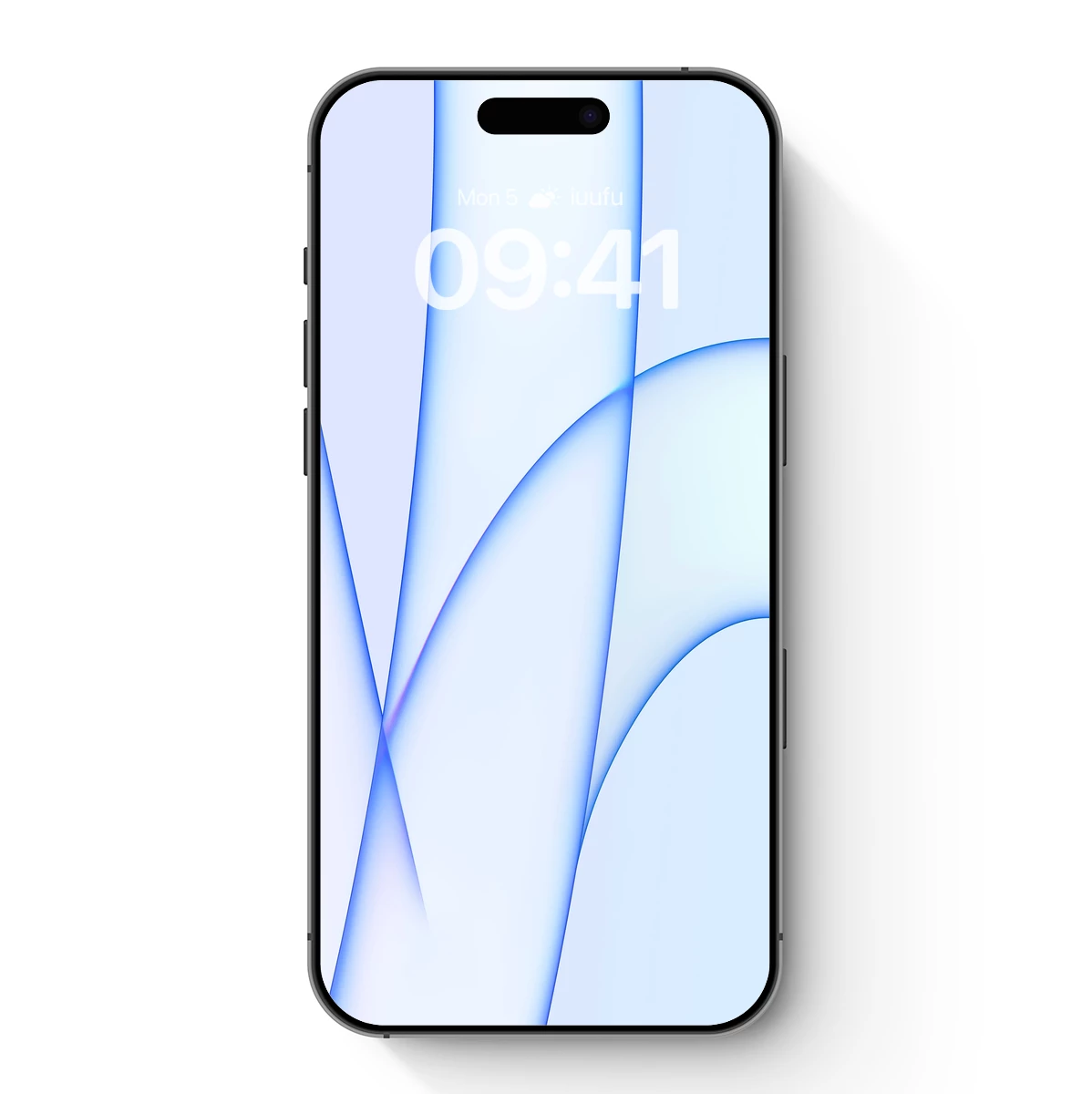 Ethereal Blue Waves: A Digital Abstract Symphony