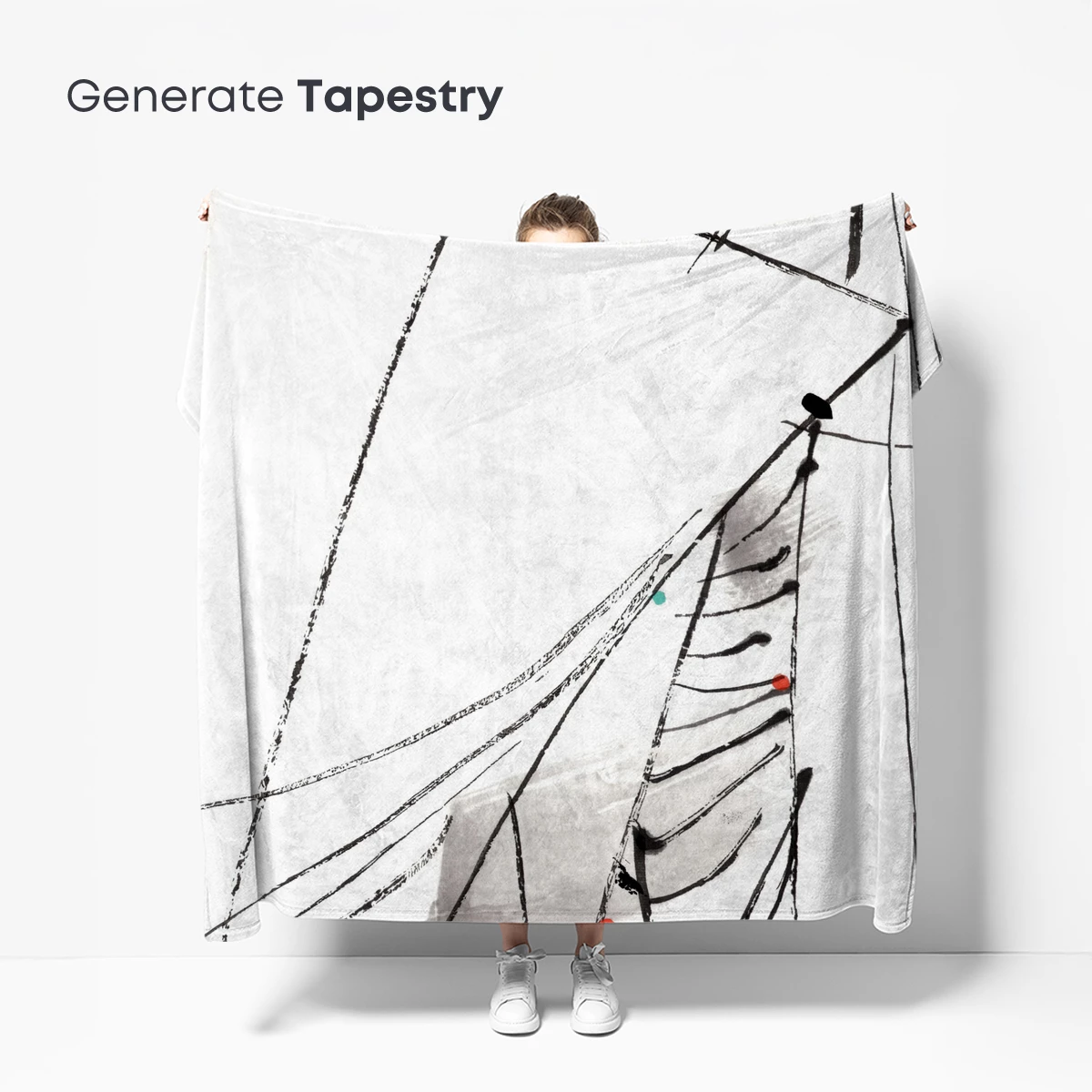 Abstract Sails: Ink and Color Harmony - Image 5