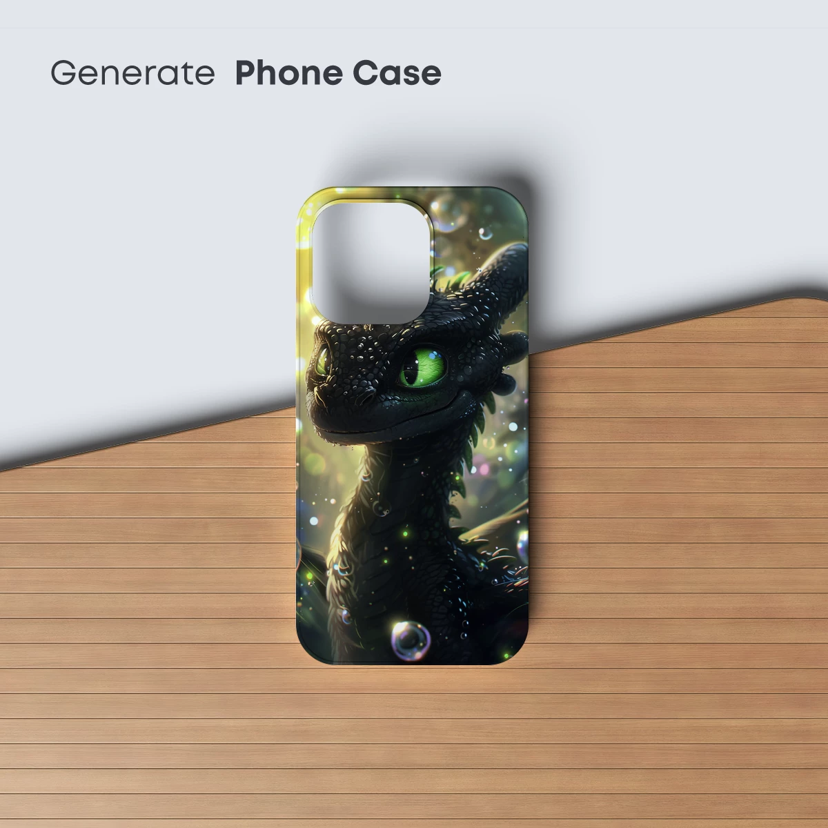 Enchanted Dragon's Gaze: Luminous Fantasy Art - Image 3