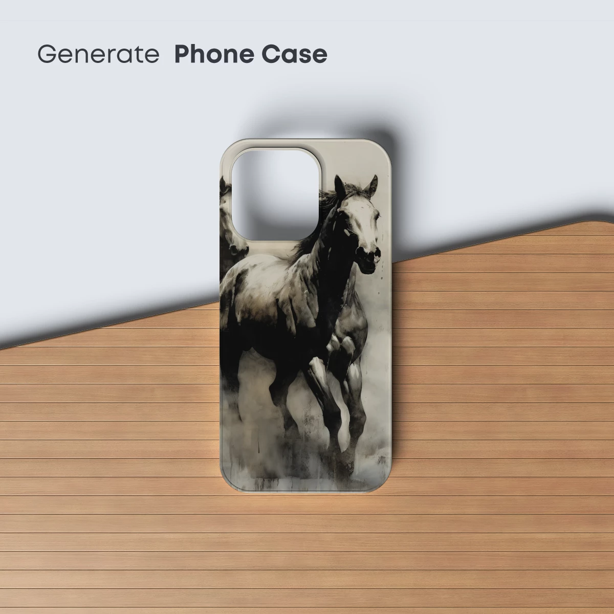 Galloping Spirits: Monochrome Equestrian Artistry - Image 3