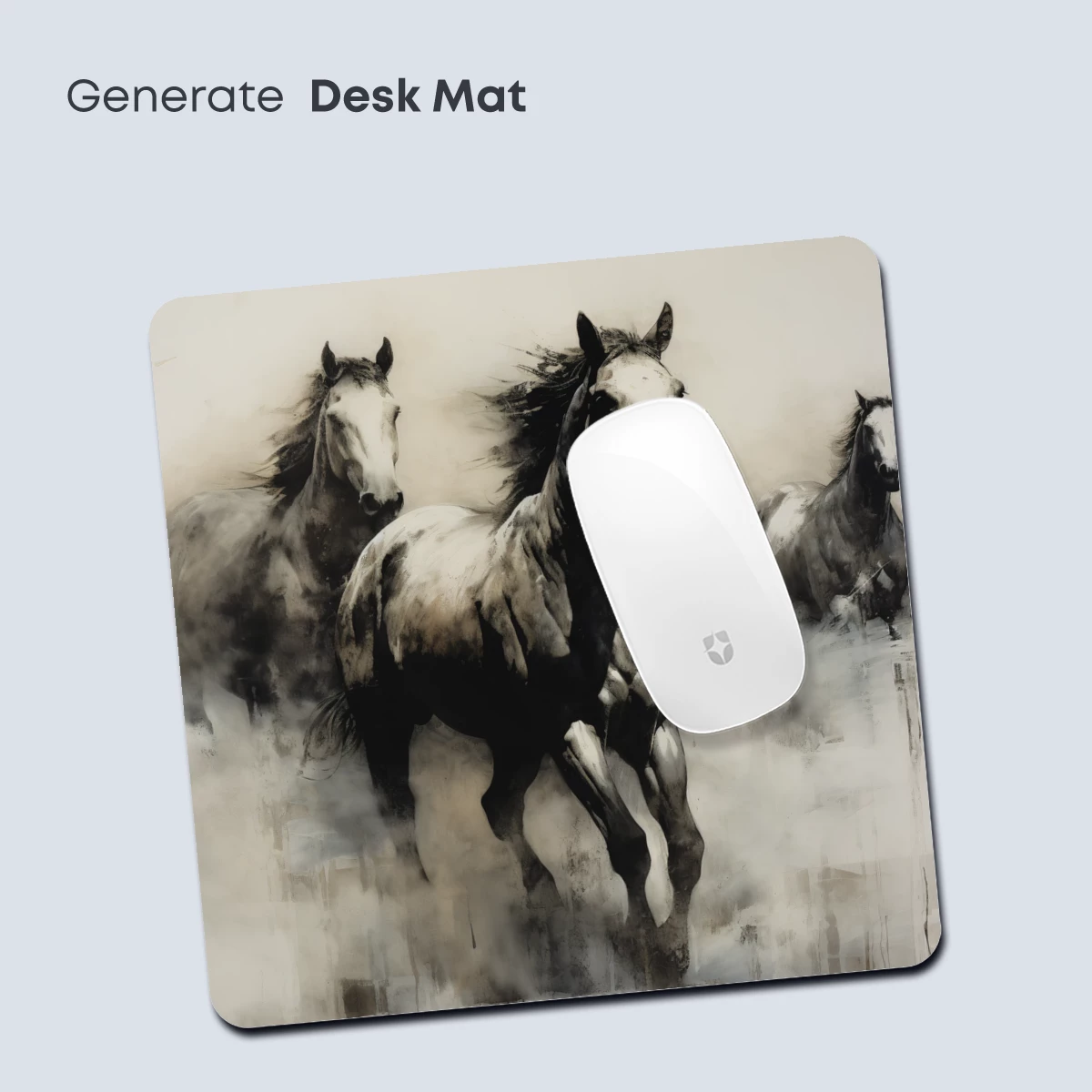 Galloping Spirits: Monochrome Equestrian Artistry - Image 4