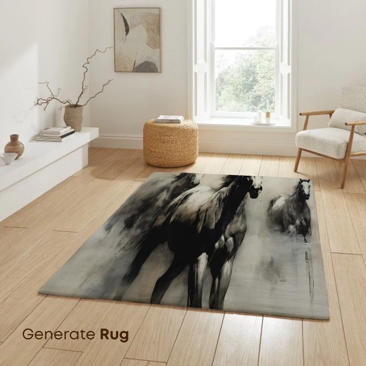 Galloping Spirits: Monochrome Equestrian Artistry - Image 6