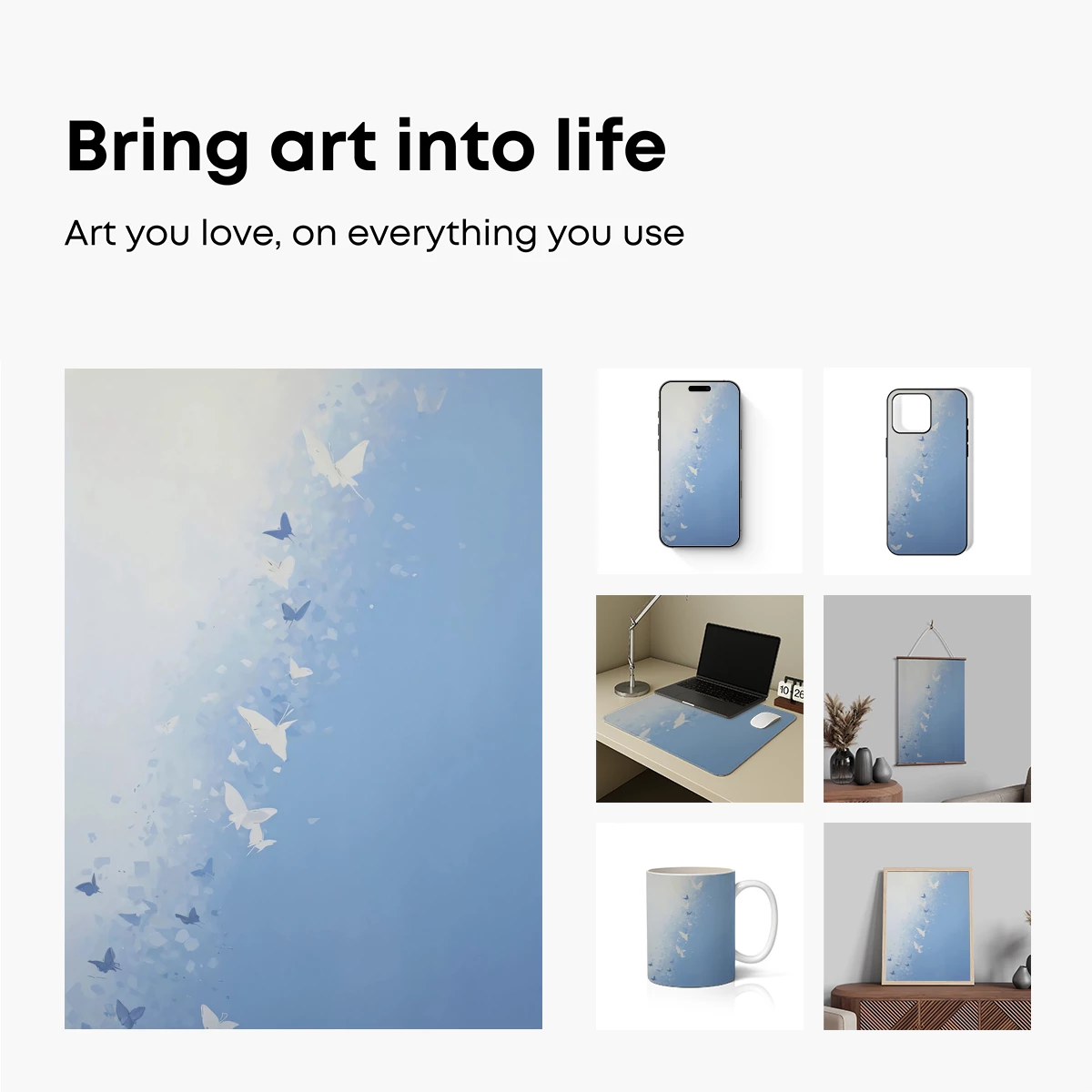 Butterfly Ascension: Ethereal Flight in Pastel Hues - Image 2