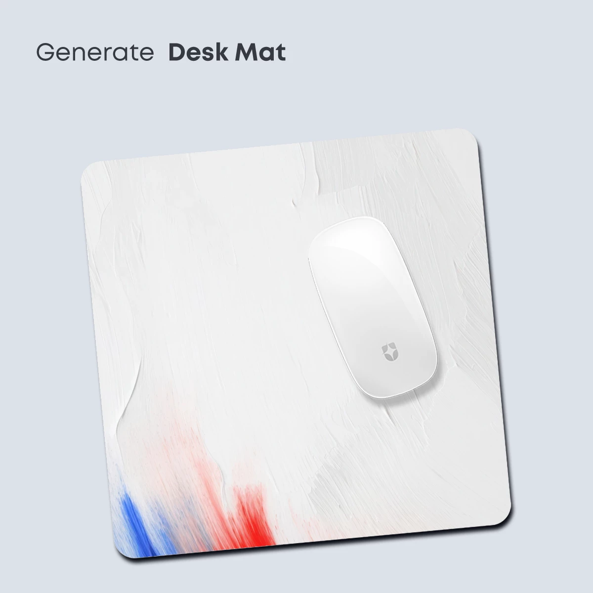 Abstract Brushstroke Symphony: Red, Blue, and White - Image 4