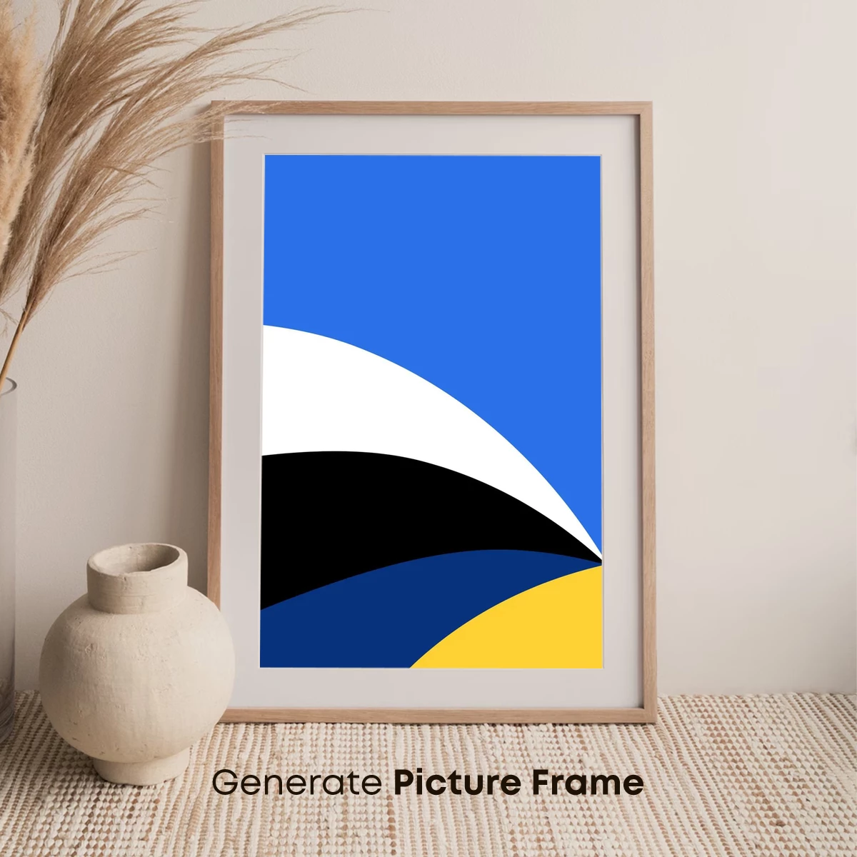 Abstract Color Symphony: Bold Curves in Harmony - Image 7