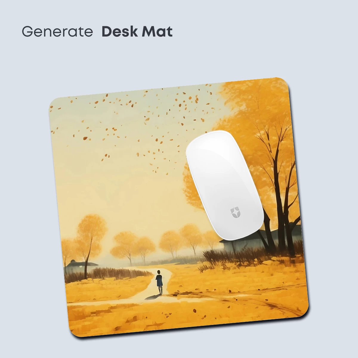 Autumn Solitude: Golden Leaves and Serene Path - Image 4