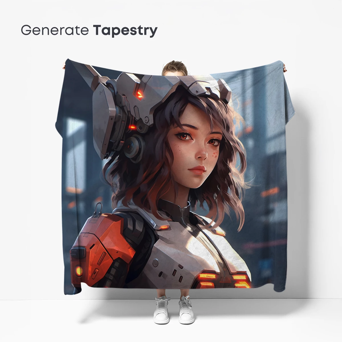 Cybernetic Vanguard: Futuristic Warrior in Armor - Image 5