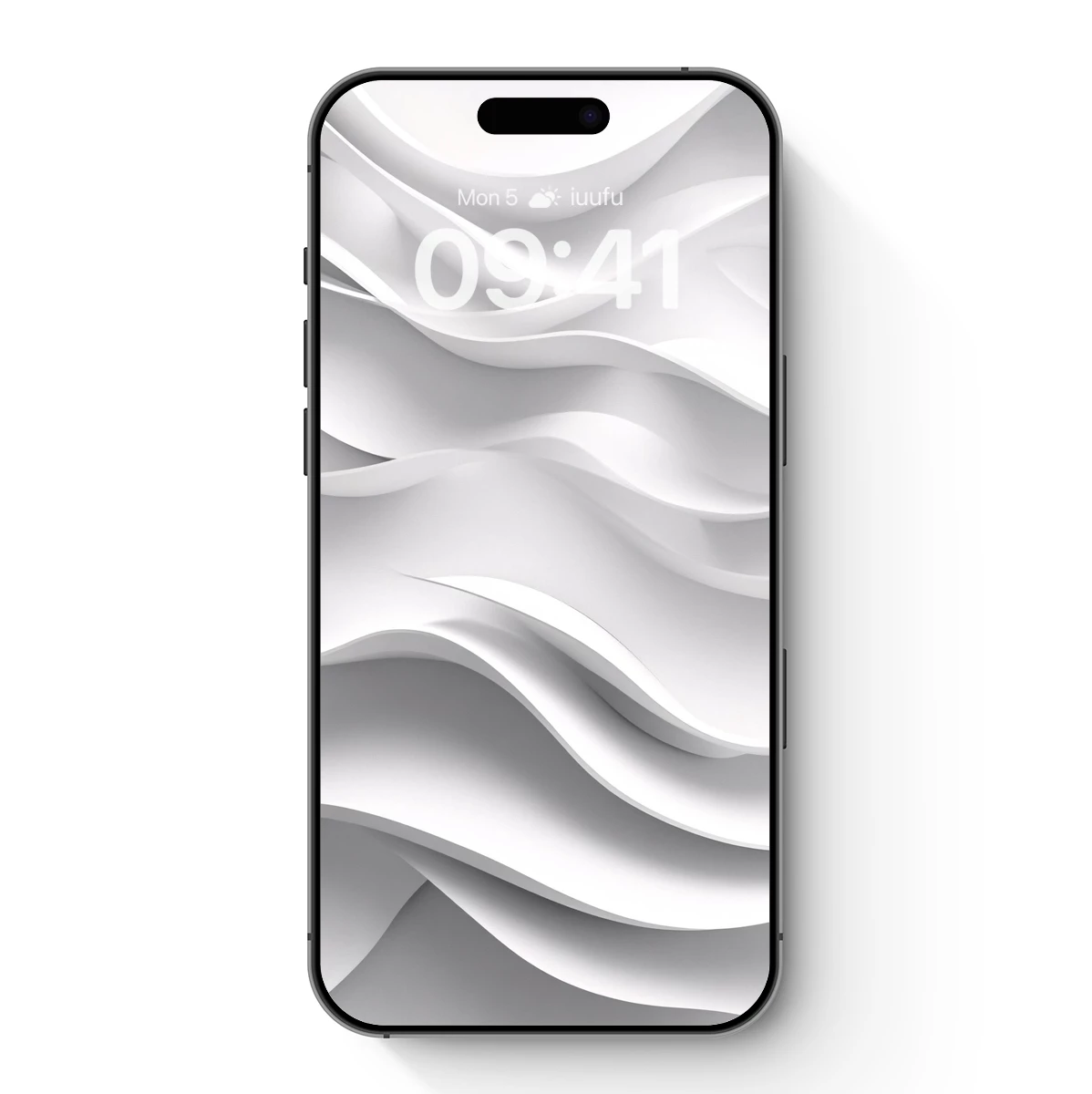 Elegant White Waves: A Sculptural Symphony