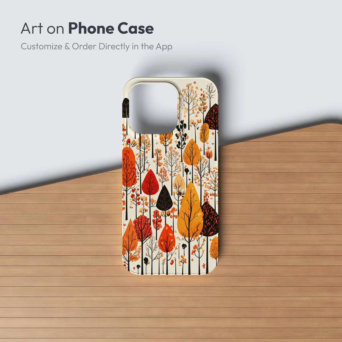 Autumnal Forest Symphony: Vibrant Leaf Canopy - Image 3