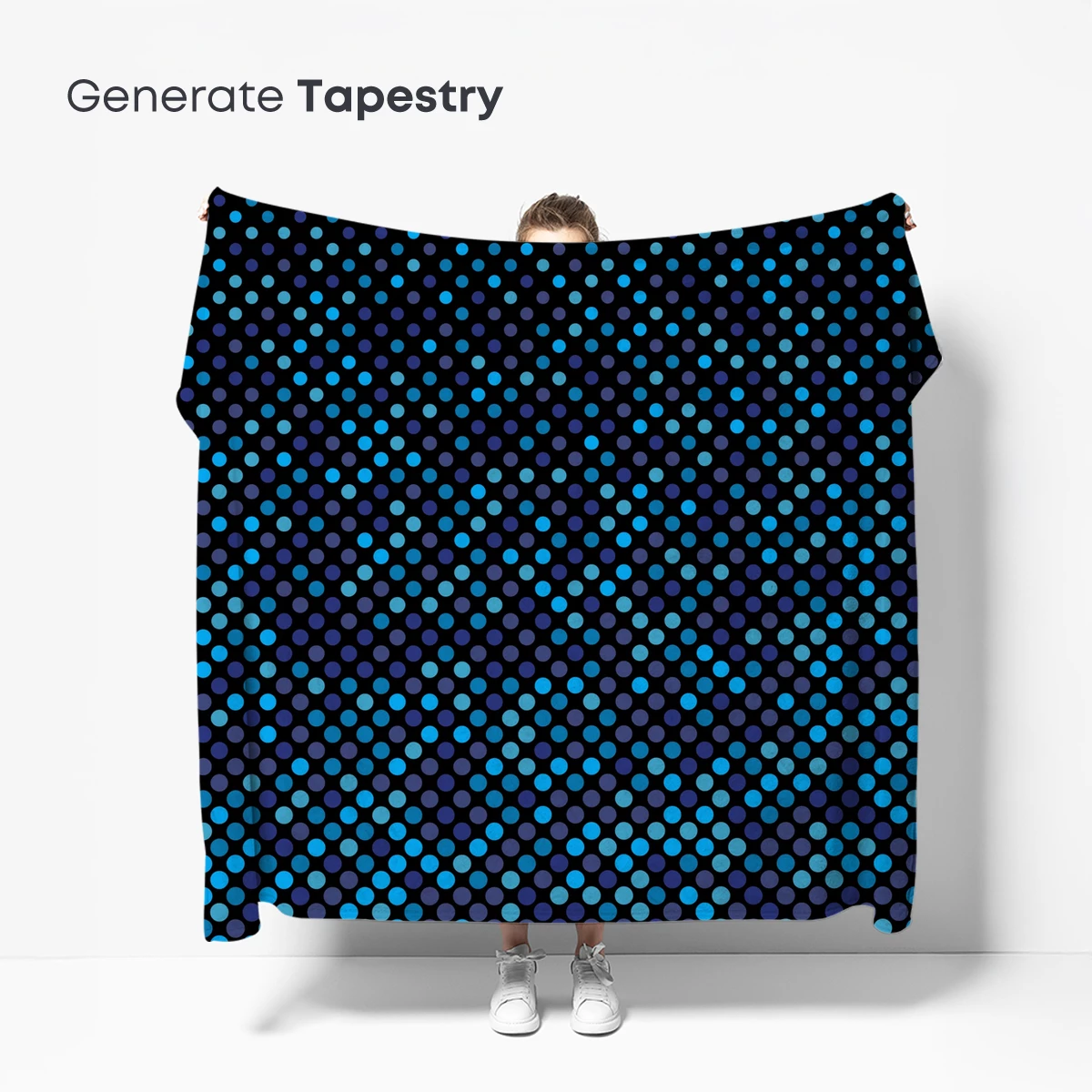 Digital Constellation: Blue Pixel Symphony - Image 5