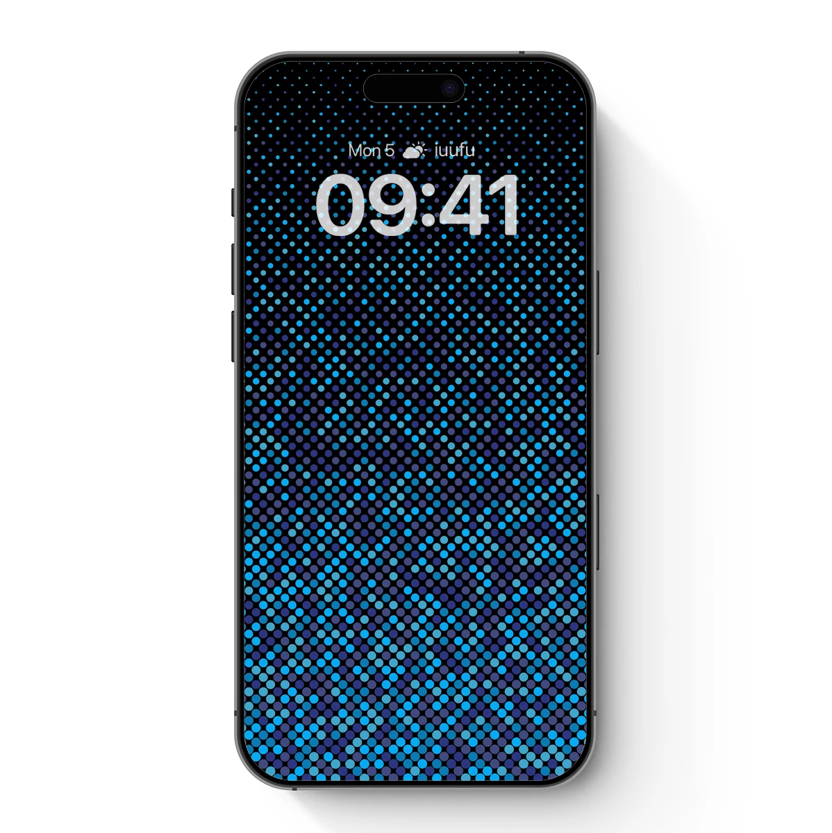 Digital Constellation: Blue Pixel Symphony