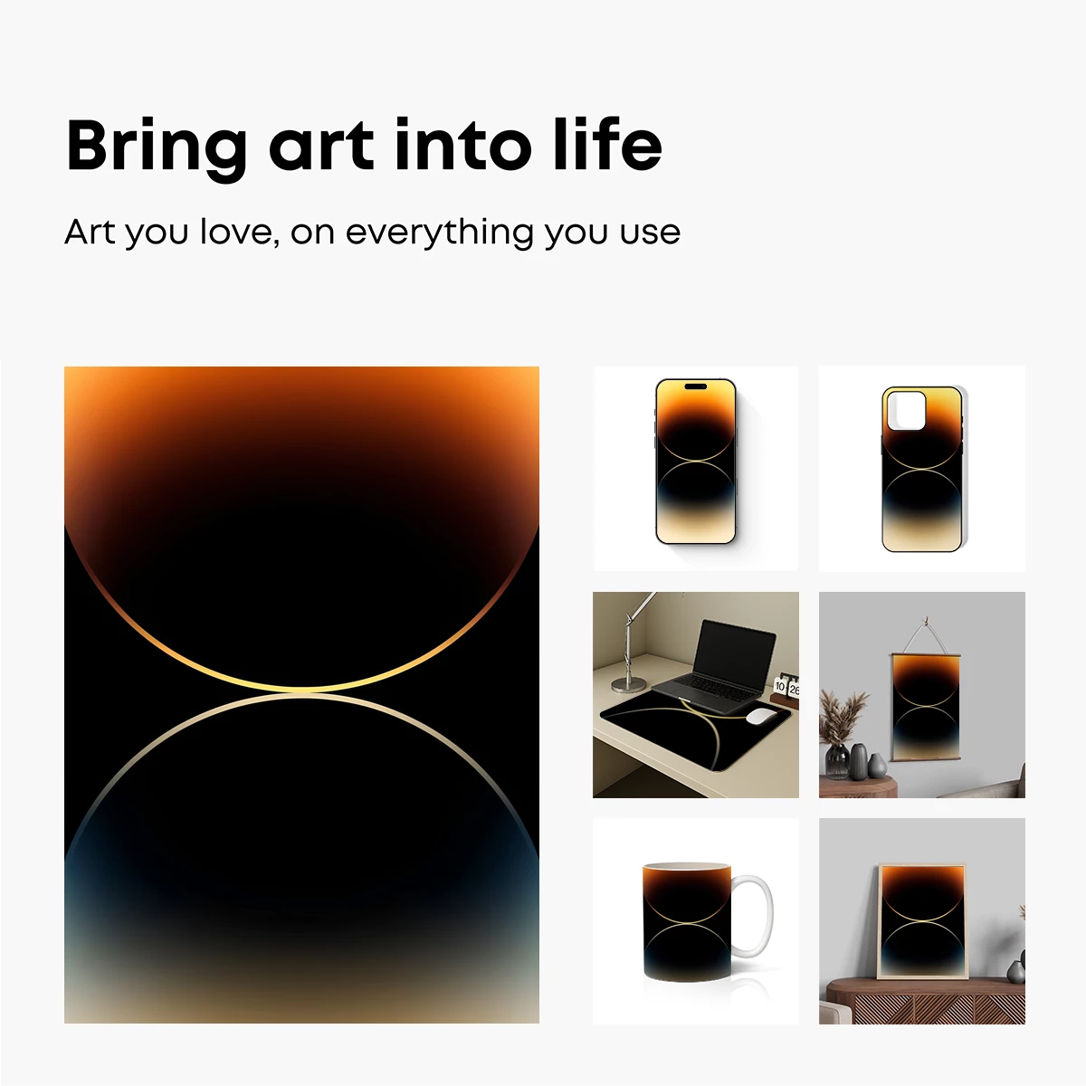 Eclipse of Eternity: Golden Circles in Shadow - Image 2
