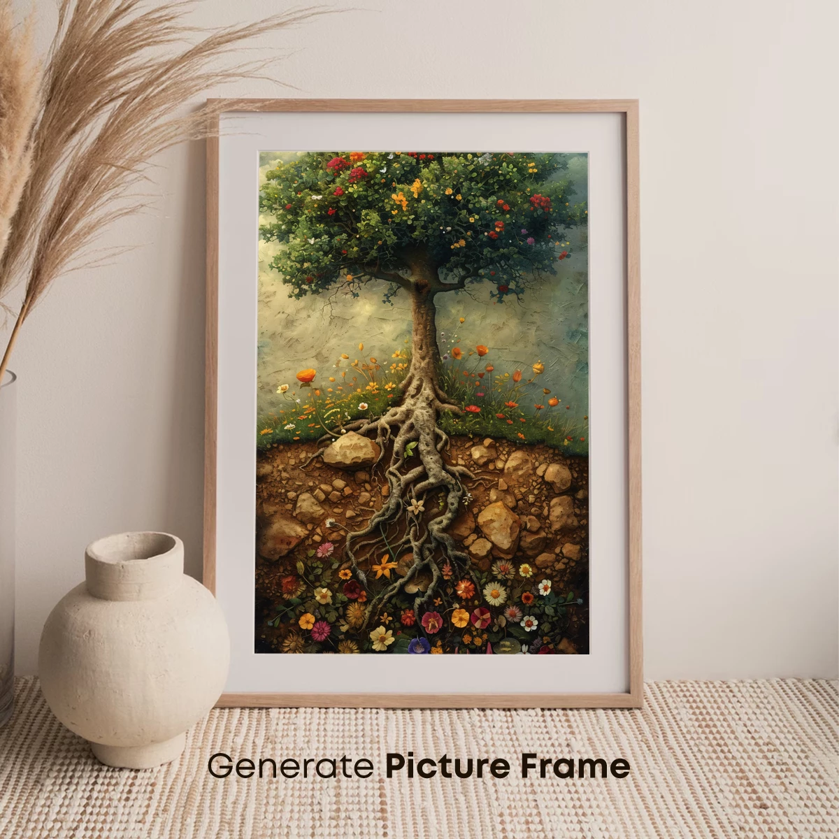 Blossoming Tree of Life: A Floral Fantasy - Image 7