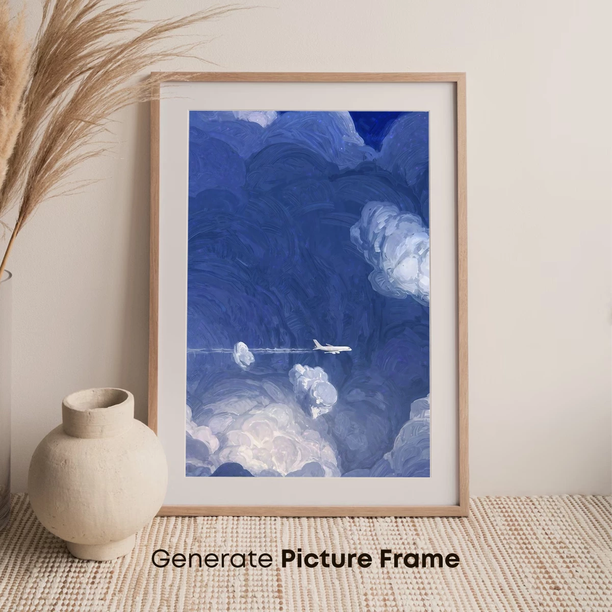 Ethereal Flight: Plane Soaring Through Dreamy Clouds - Image 7
