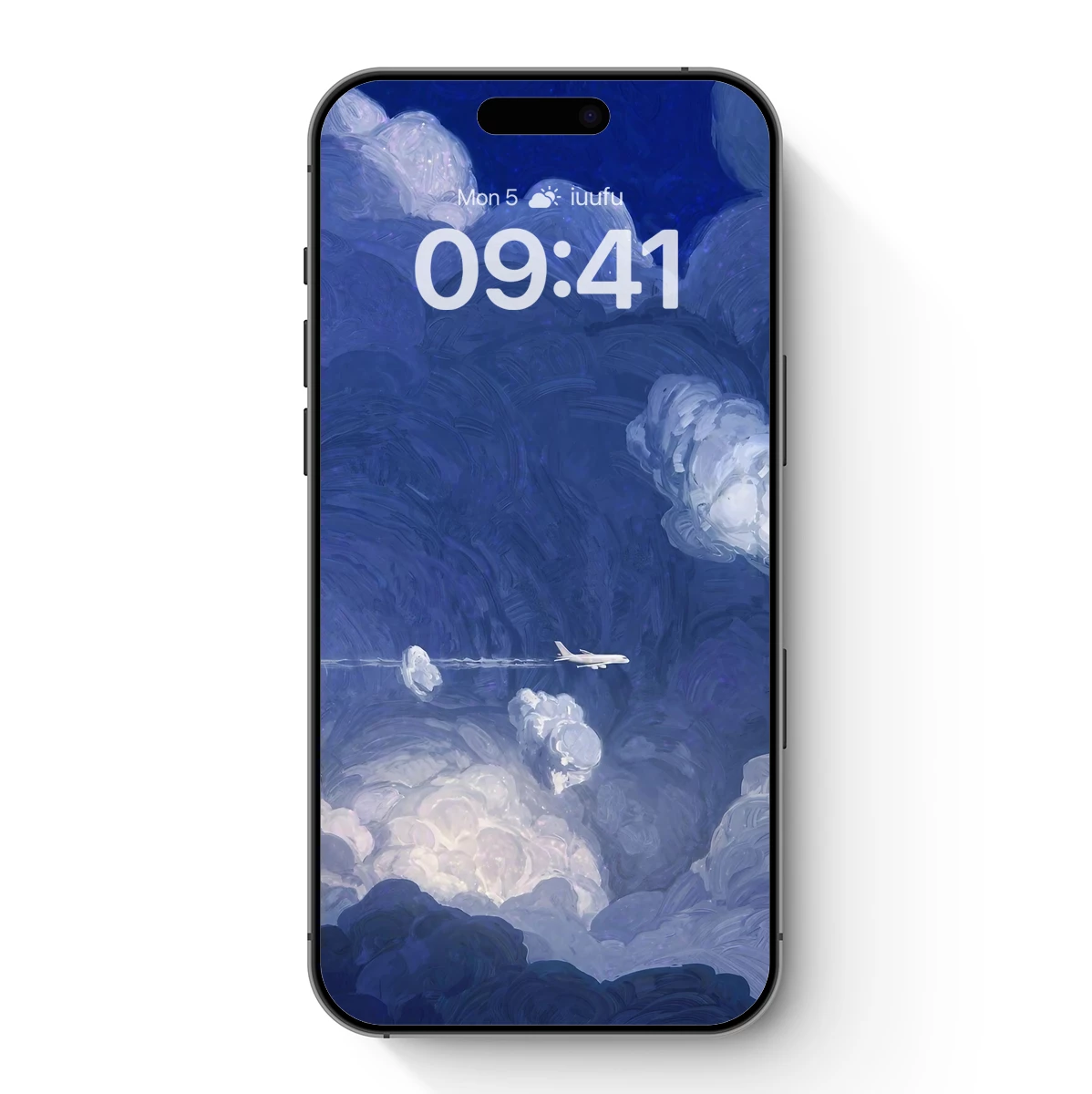 Ethereal Flight: Plane Soaring Through Dreamy Clouds