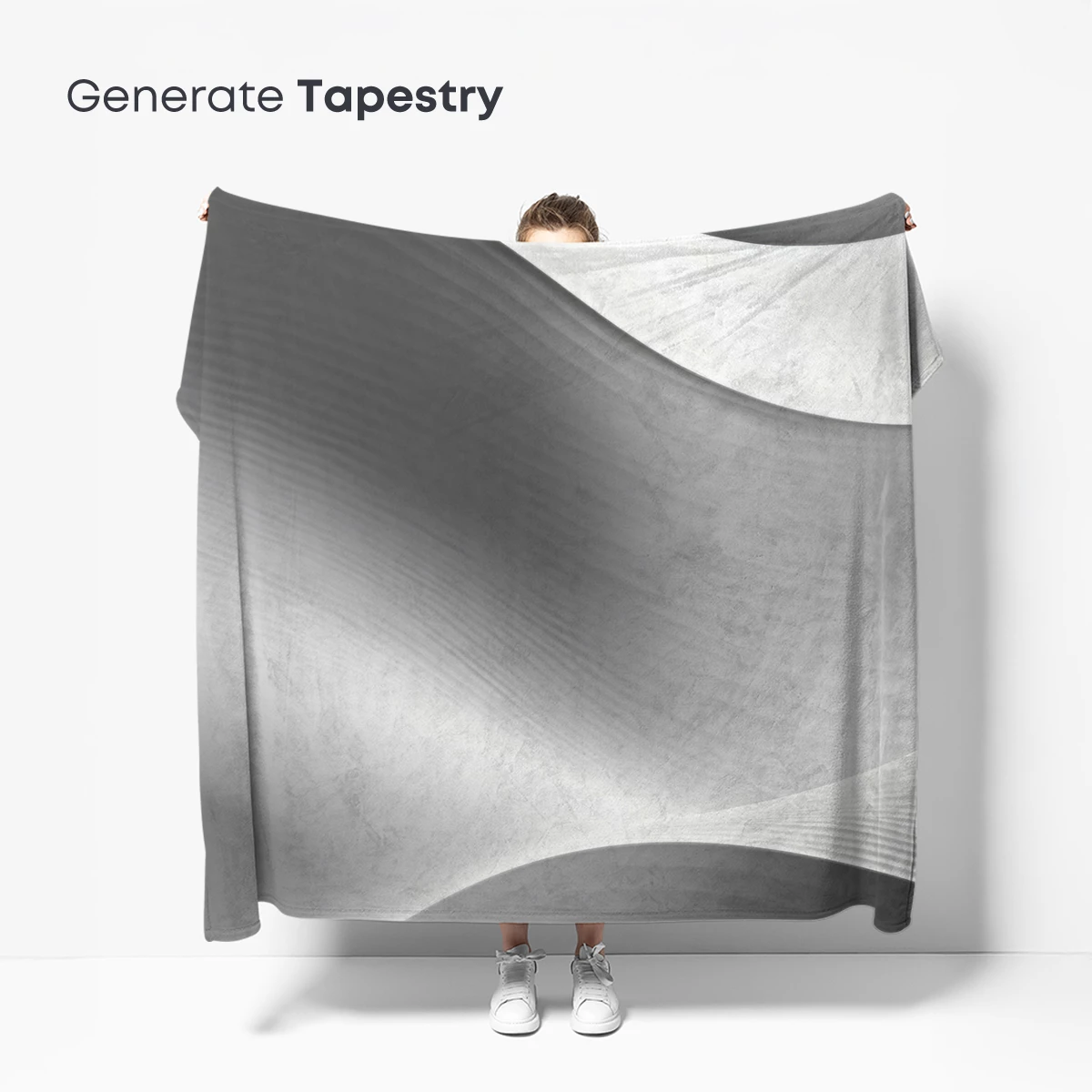 Elegant Gray Waves: A Symphony of Curves - Image 5