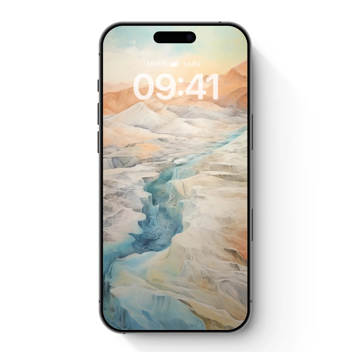 Ethereal Ice Canyons: A Surreal Landscape Odyssey