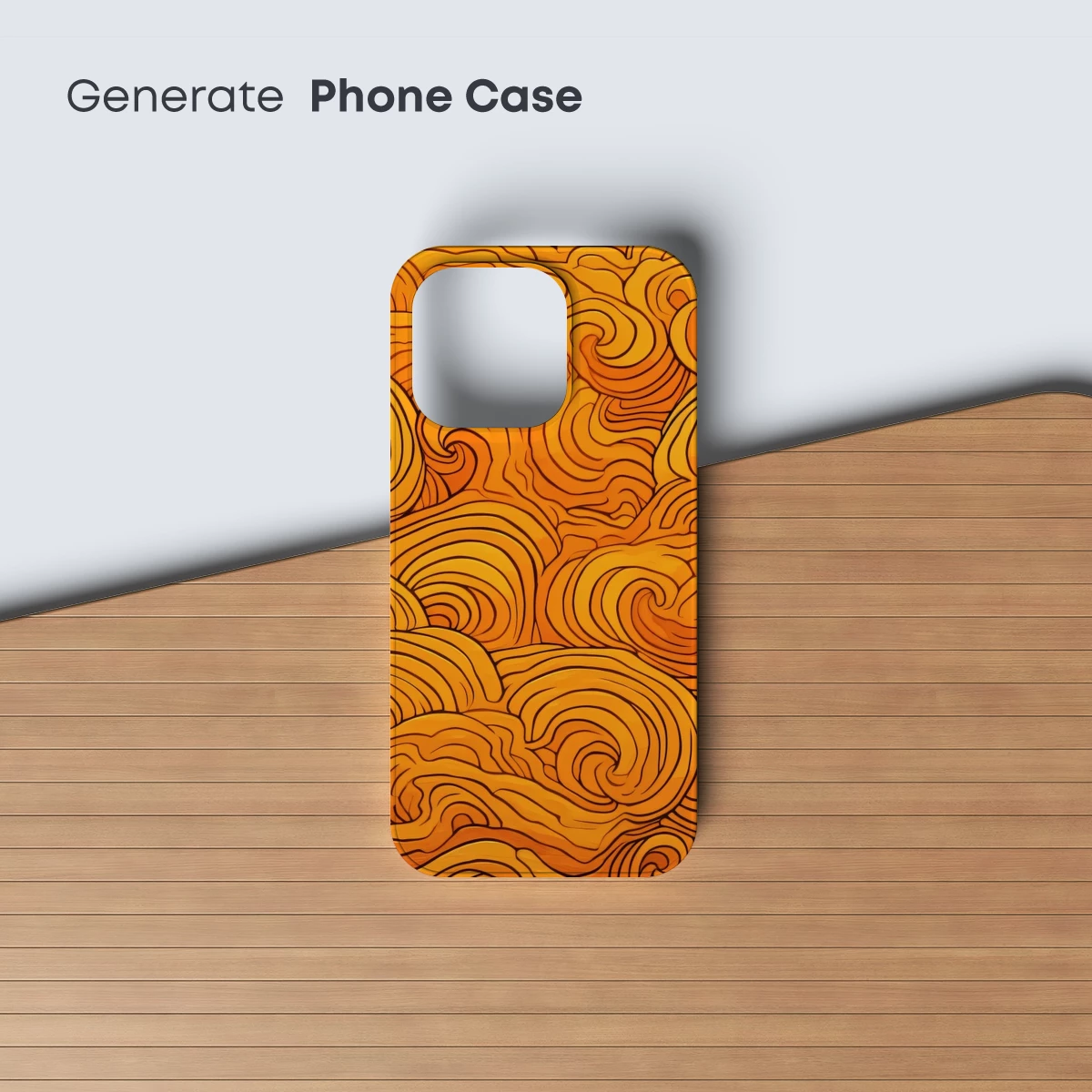 Golden Swirl Symphony: Abstract Fluid Art - Image 3