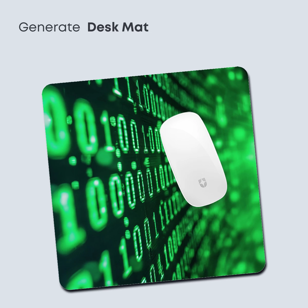 Binary Code Matrix: Green Digital Stream - Image 4