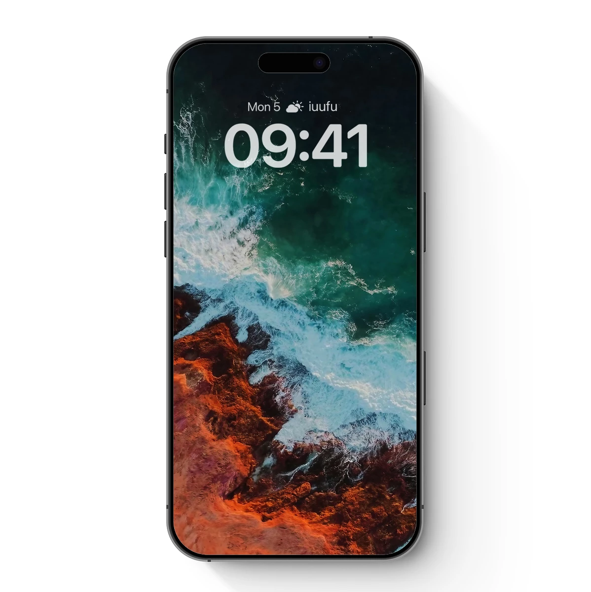 Crimson Cliffs and Turquoise Waves