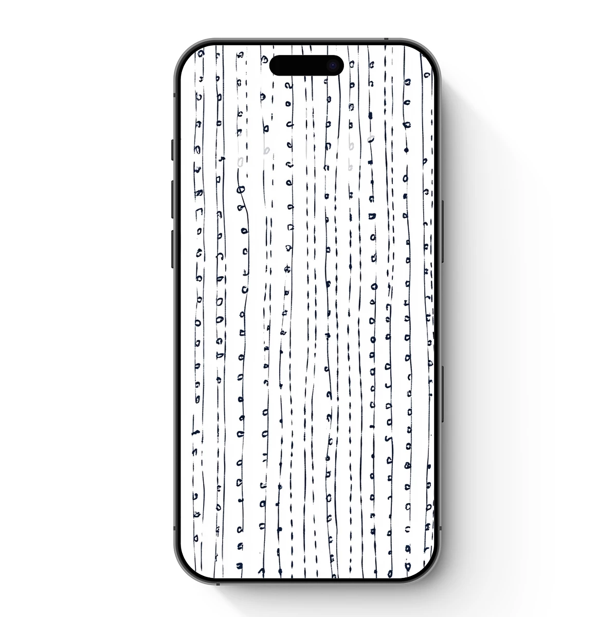 Abstract Linear Symphony: Hand-Drawn Rhythms