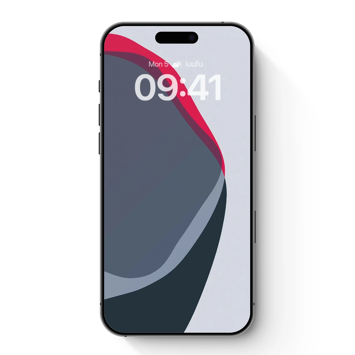 Abstract Elegance: Gray and Red Curves