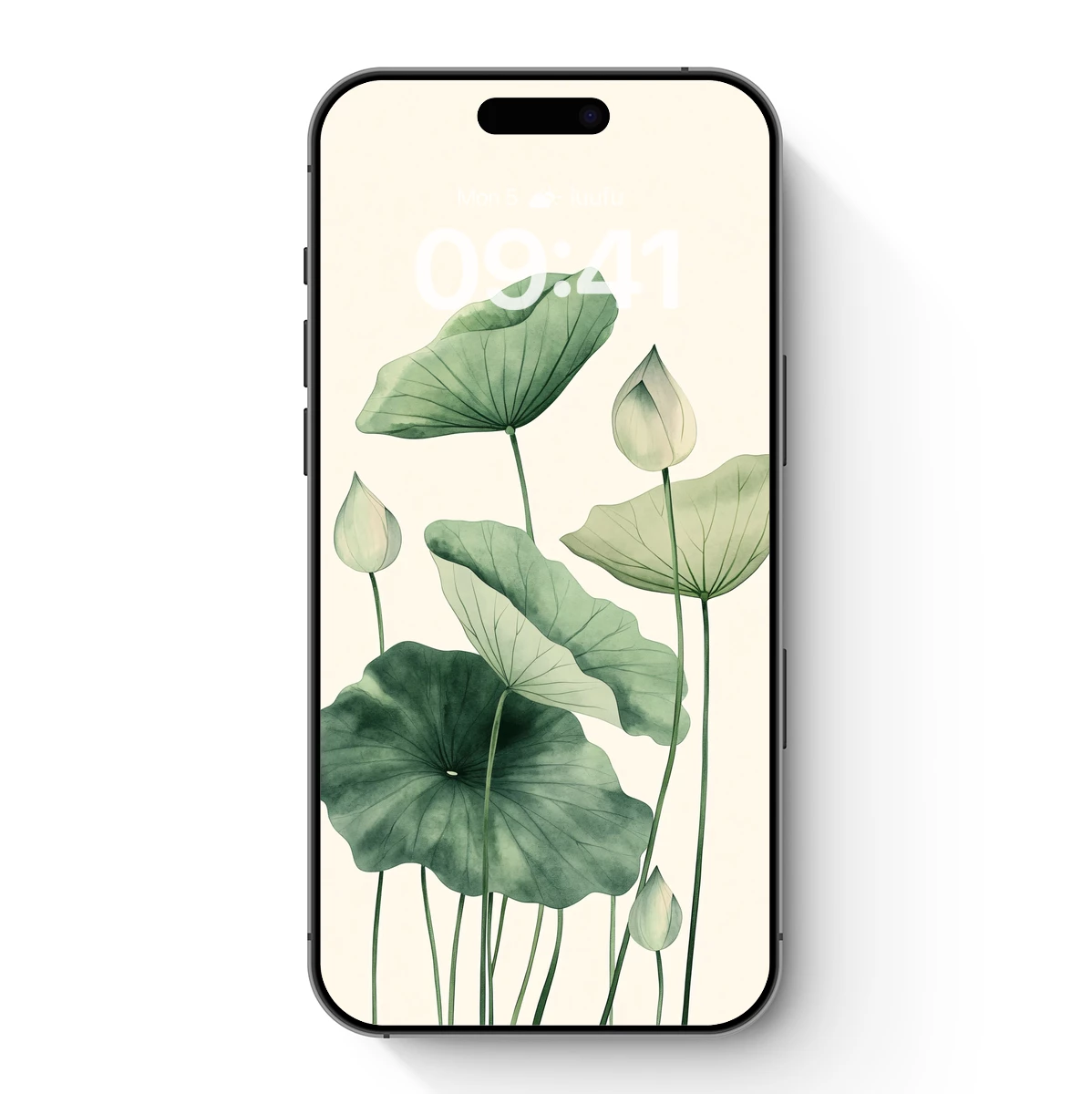 Elegant Lotus Serenity: Watercolor Harmony