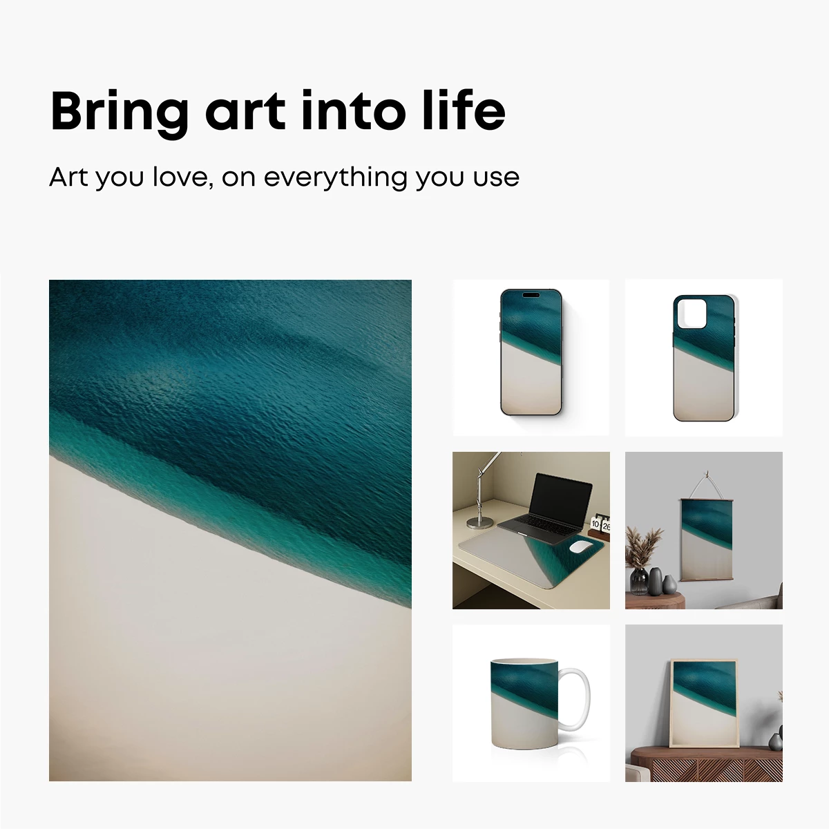 Ethereal Teal Horizon: A Study in Gradient Serenity - Image 2