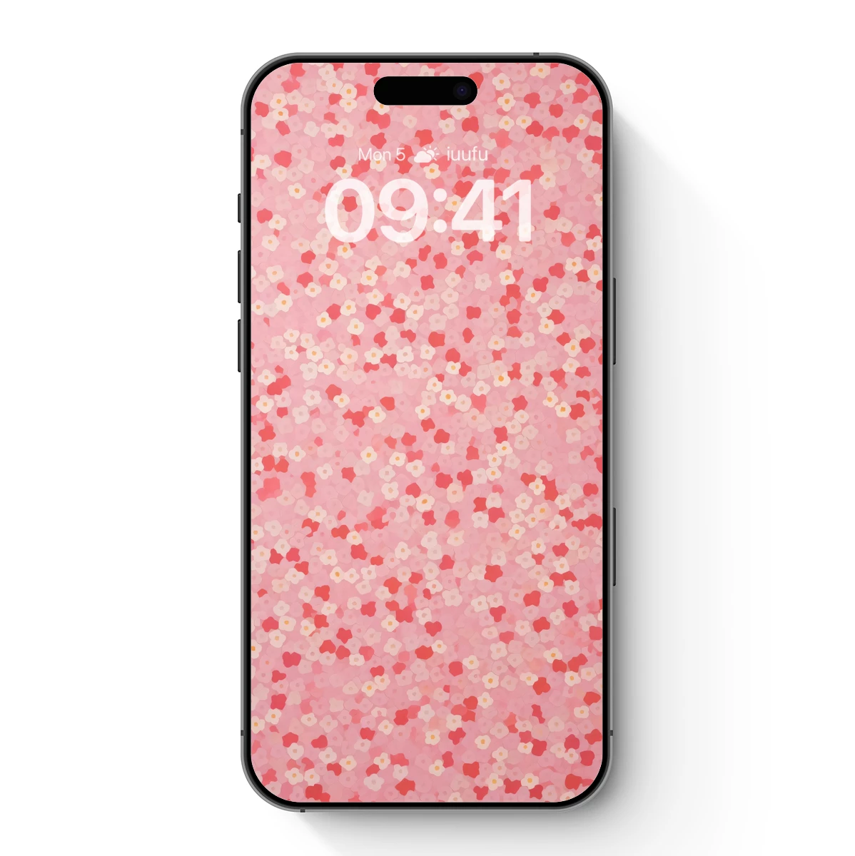 Blossom Whisper: Pink Floral Tapestry