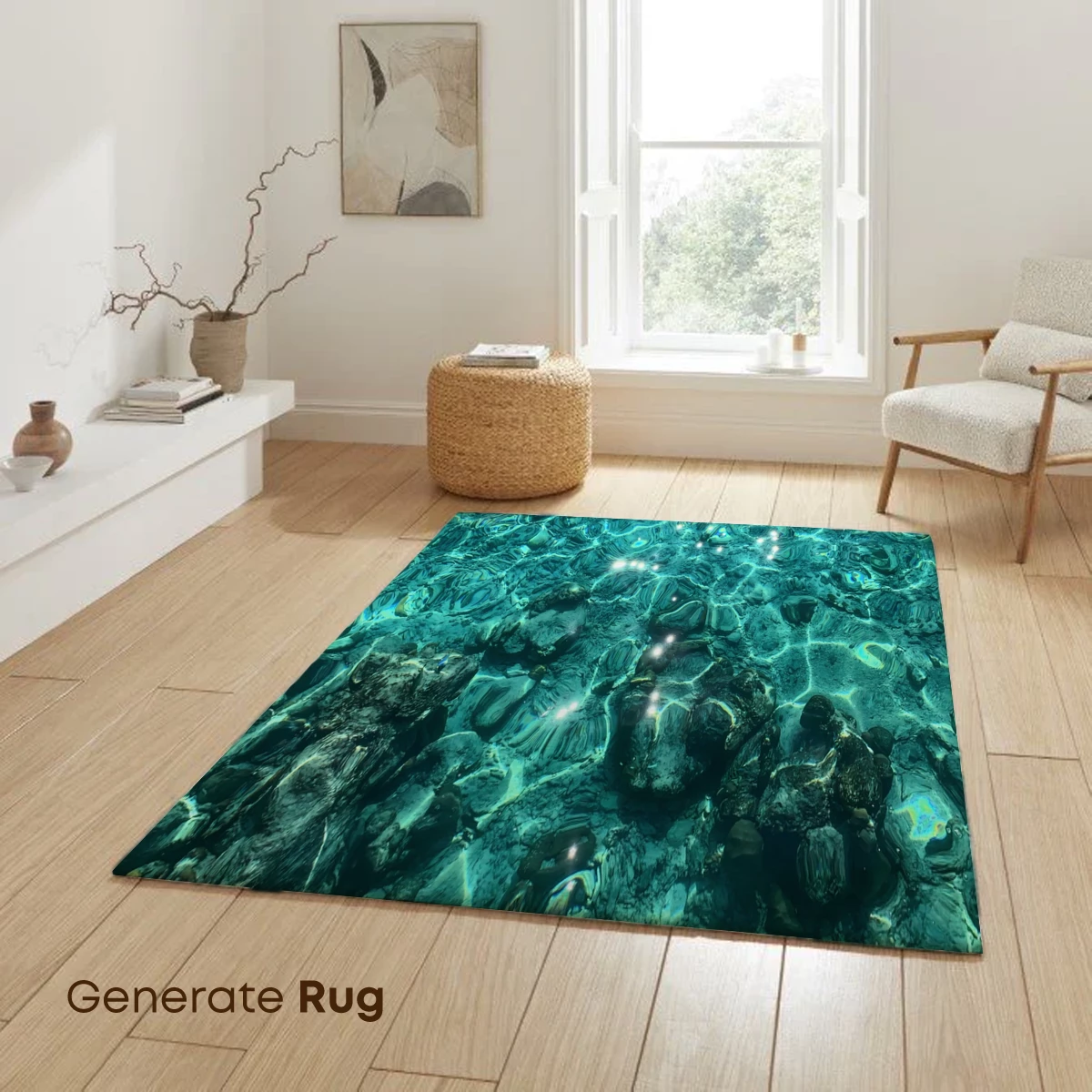Crystal Clear Waters: Sunlit Depths and Rock Patterns - Image 6