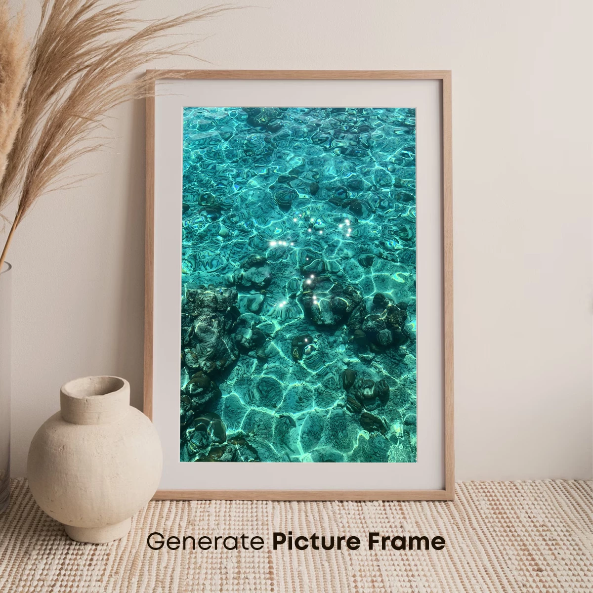 Crystal Clear Waters: Sunlit Depths and Rock Patterns - Image 7