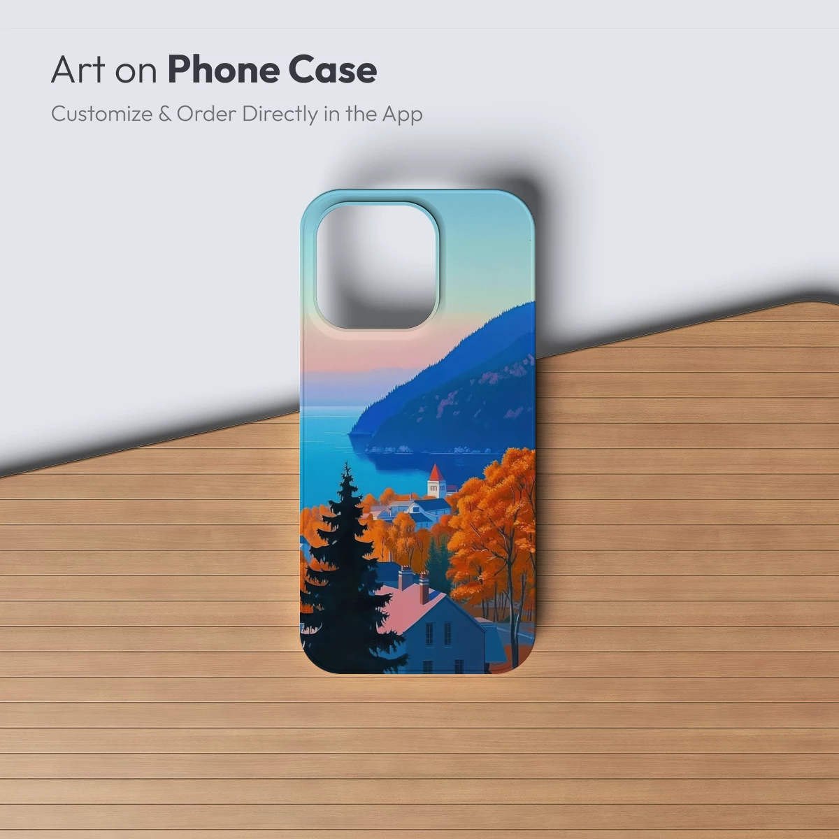 Autumnal Coastal Serenity: A Painterly Haven - Image 3