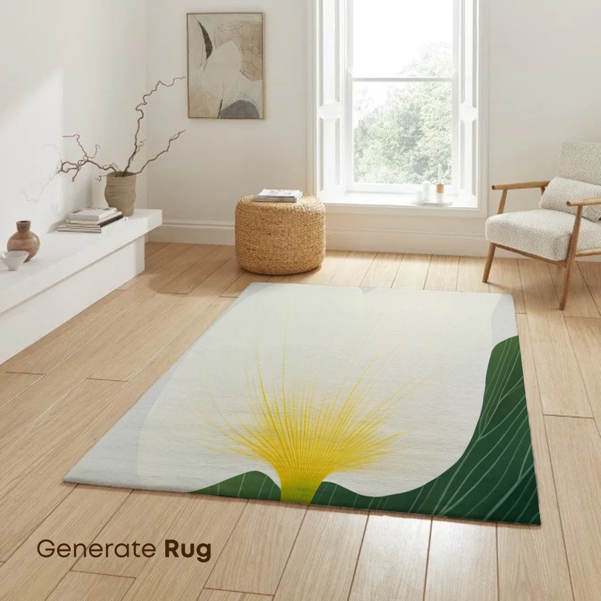 Elegant White Blossom: Modern Floral Artistry - Image 6