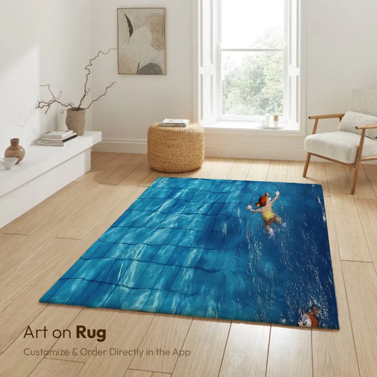 Aqua Serenity: Poolside Playfulness - Image 6