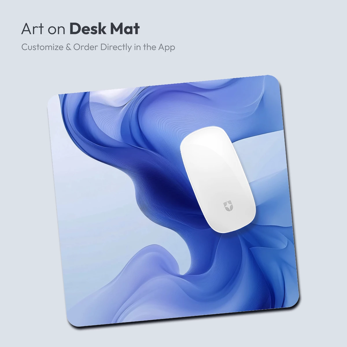 Ethereal Blue Whispers: Abstract Flow Art - Image 4