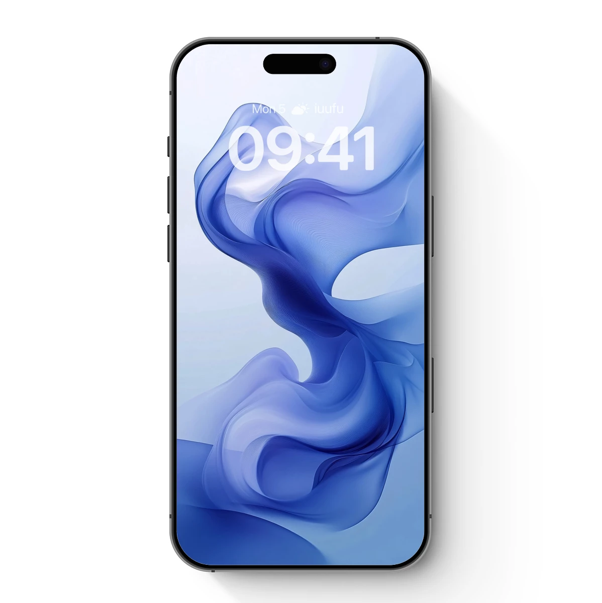 Ethereal Blue Whispers: Abstract Flow Art