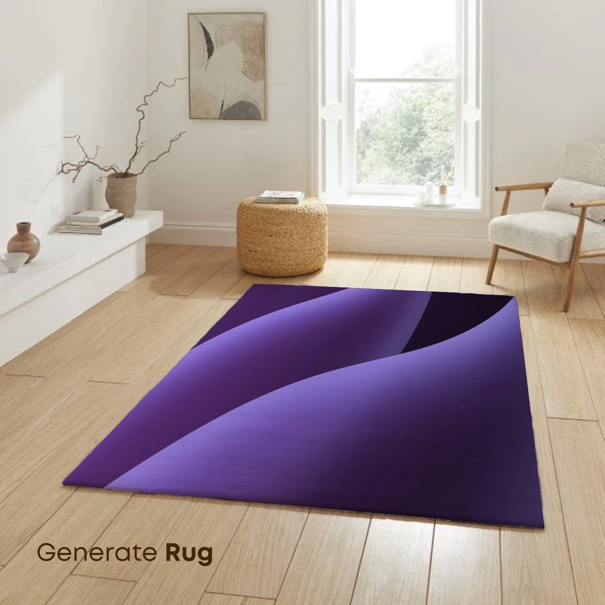 Ethereal Purple Waves: A Digital Sculpture - Image 6