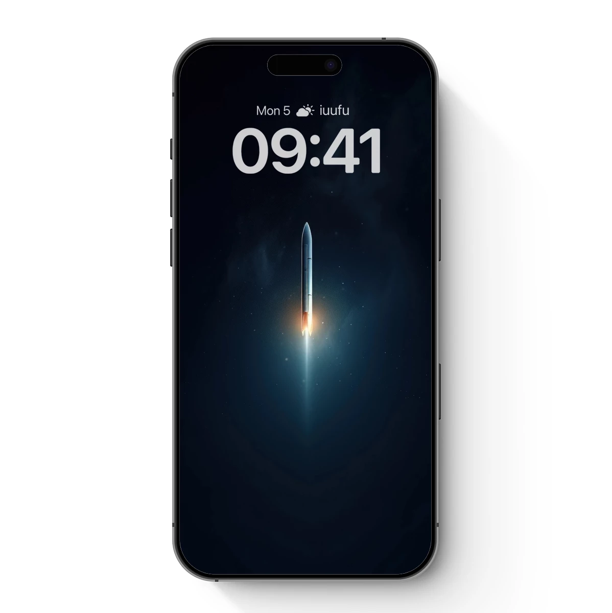 Cosmic Odyssey: Rocket's Glowing Ascent