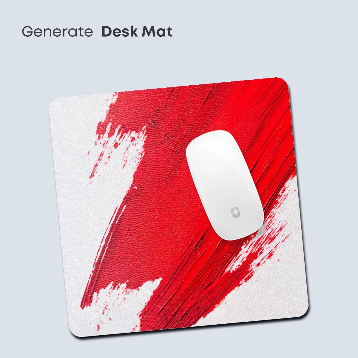 Bold Red Brushstroke: Abstract Artistry - Image 4