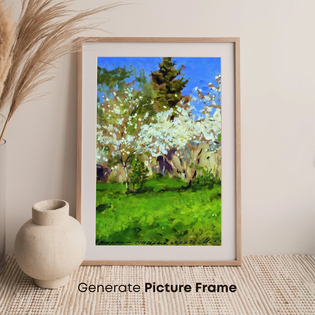 Blossom Bliss: Impressionist Orchard in Spring - Image 7