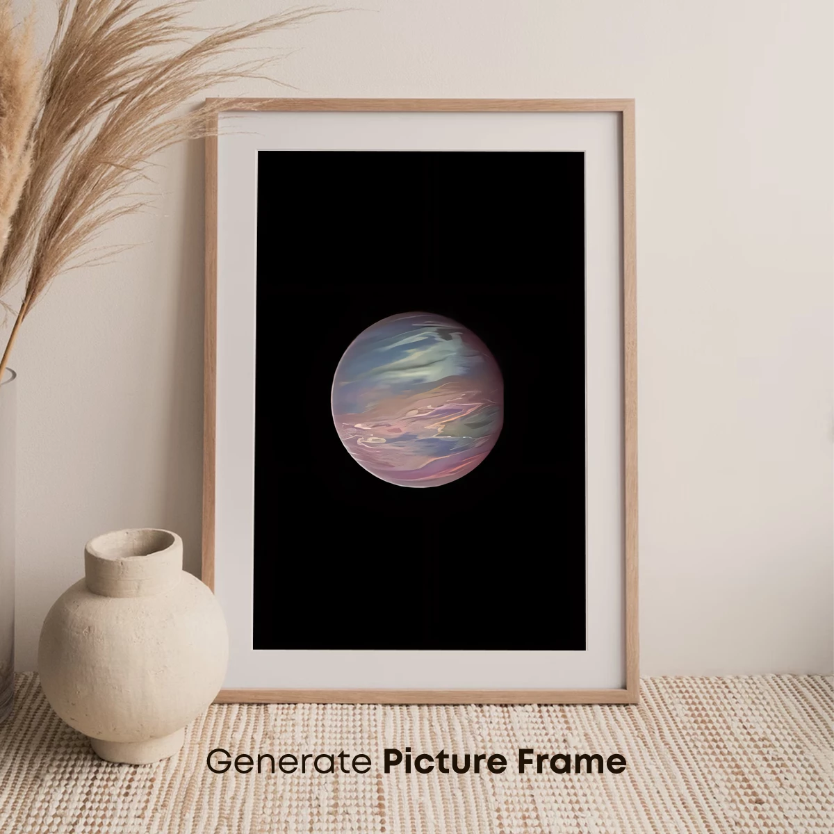 Cosmic Dream Sphere: Ethereal Planet Art - Image 7