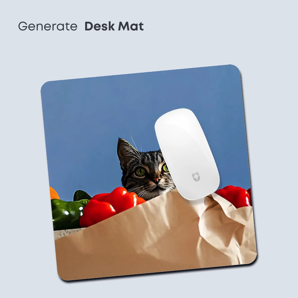 Curious Cat in a Bag of Peppers - Image 4