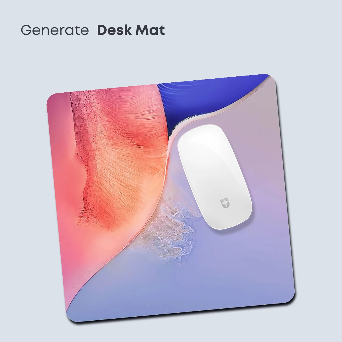 Abstract Fusion: Pink and Blue Waves - Image 4