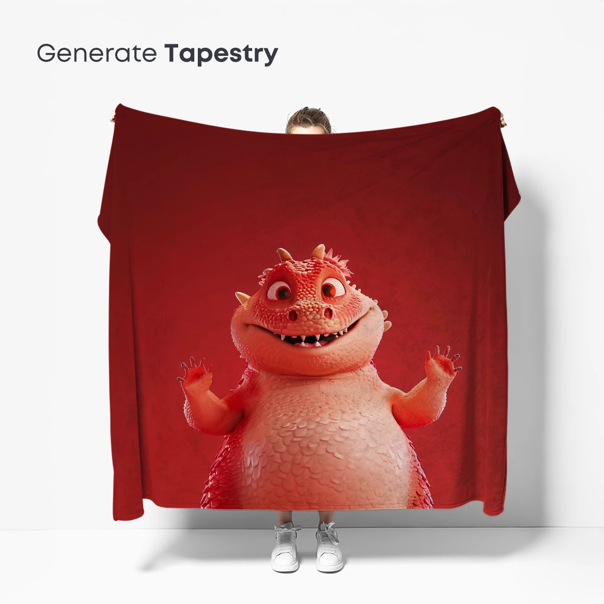 Chubby Dragon Delight: Whimsical Cartoon Creature - Image 5