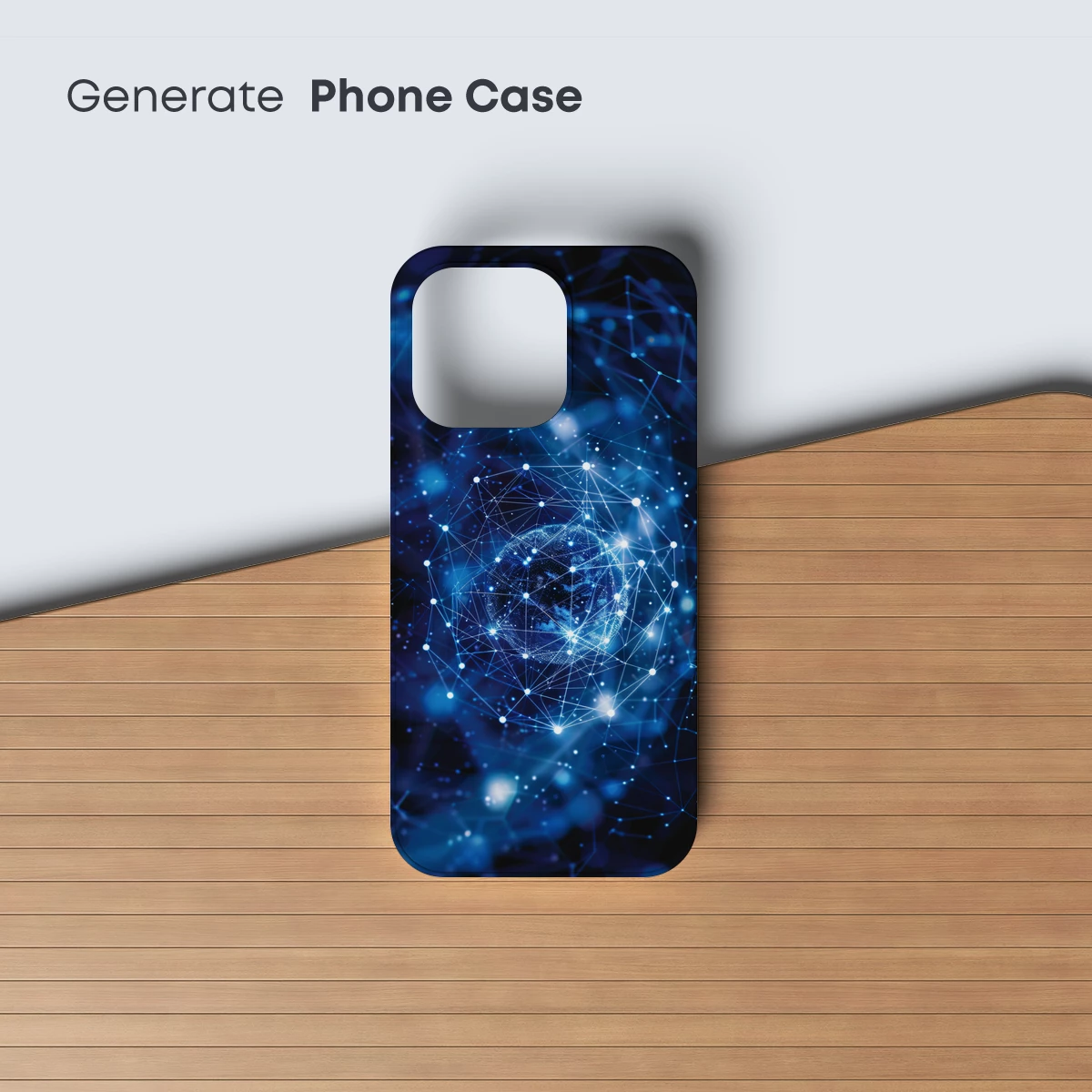 Digital Earth Nexus: Blue Luminescent Networks - Image 3