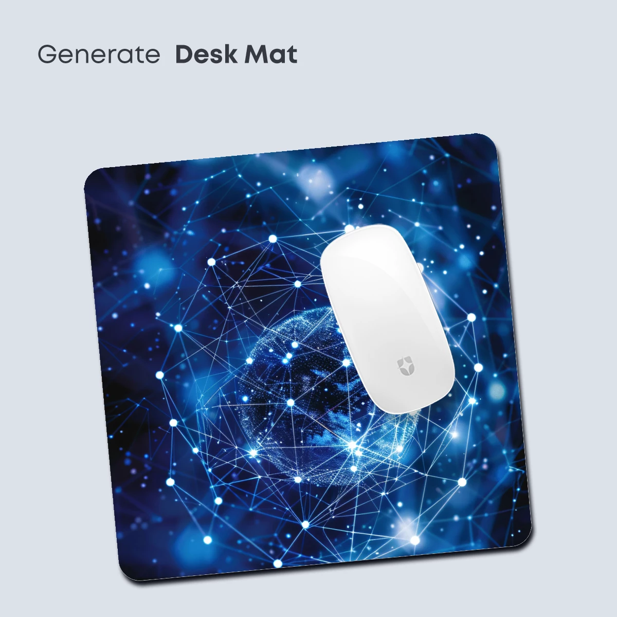 Digital Earth Nexus: Blue Luminescent Networks - Image 4