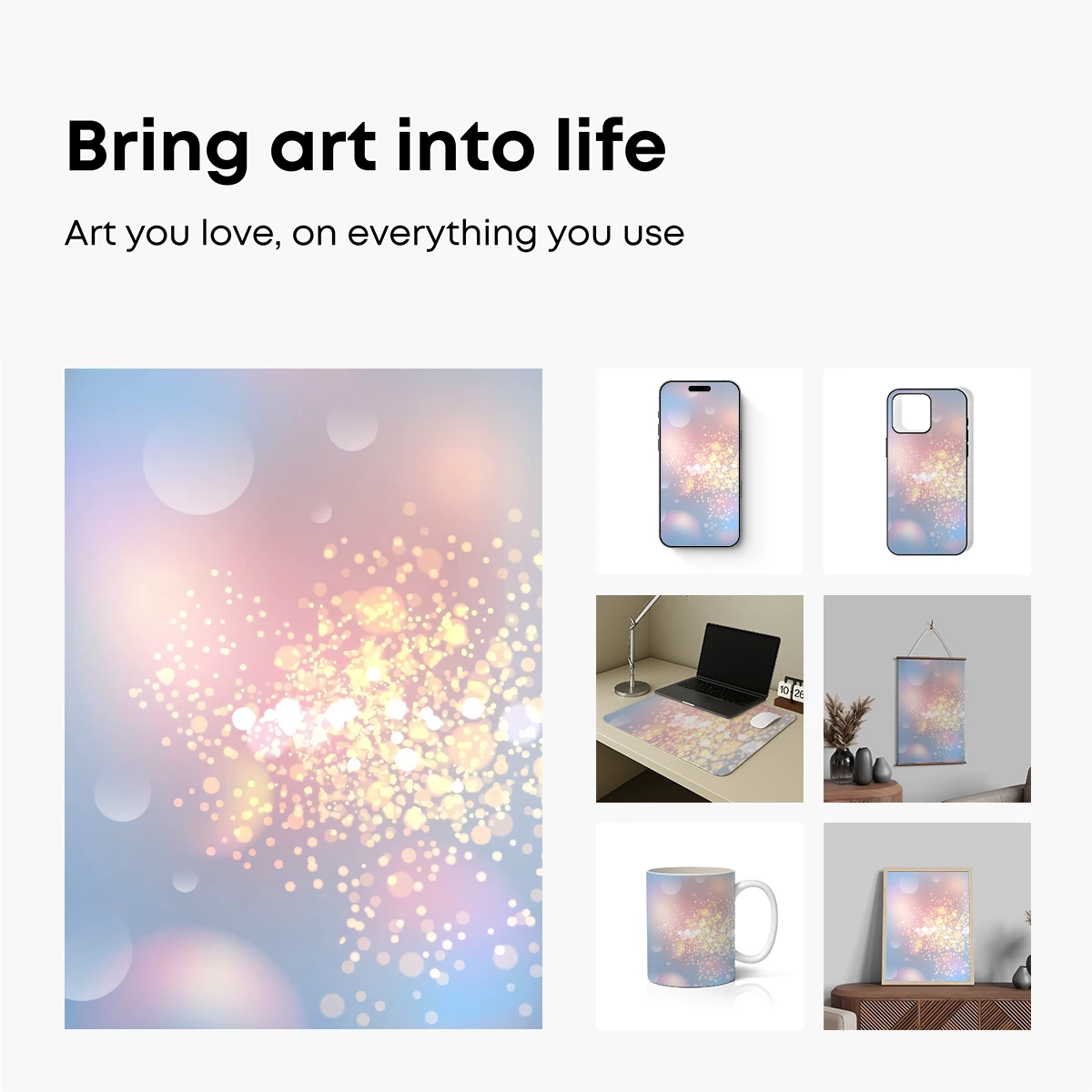 Bokeh Bliss: Ethereal Light Particles - Image 2