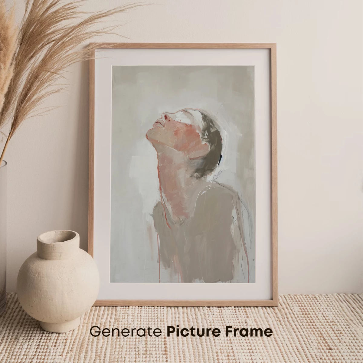 Ethereal Ascension: Abstract Portrait in Soft Tones - Image 7