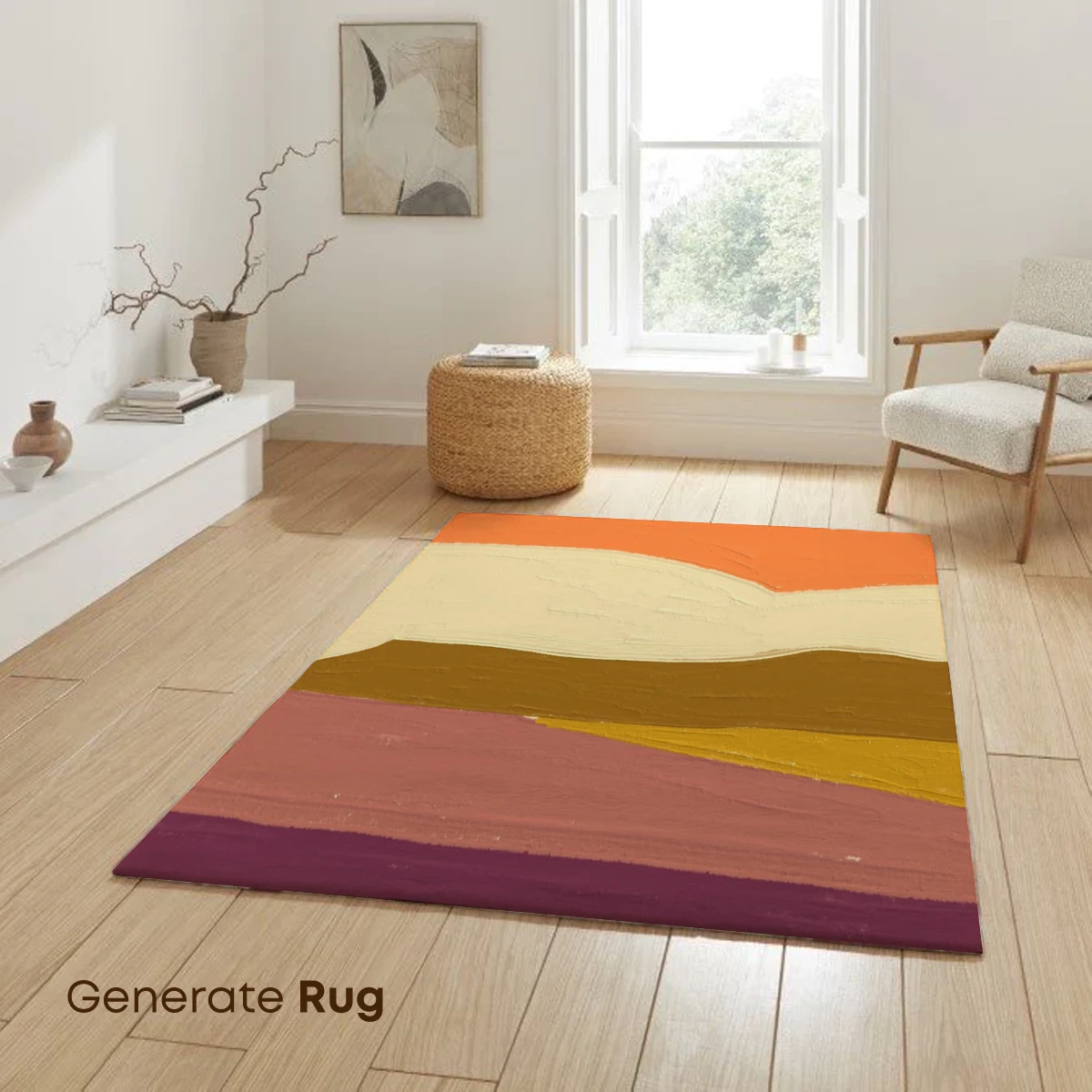 Desert Odyssey: SUV Journey Under Orange Skies - Image 6